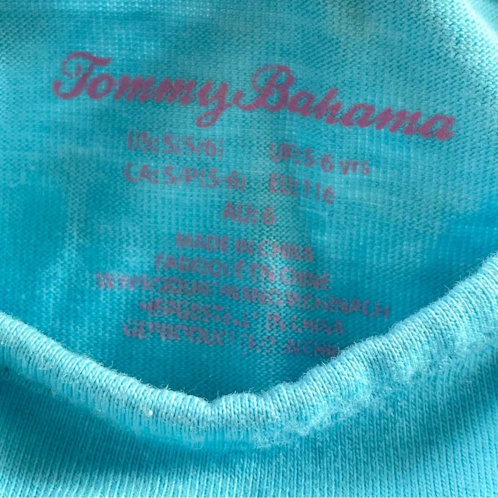 Tommy Bahamas 2 Pc Tank Top and Tutu Shorts Set w/ Embroidery - Size S (5-6) - Picture 8 of 10
